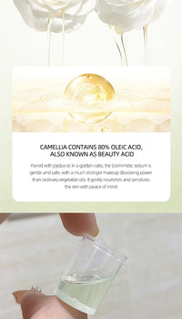 Portable Camellia Makeup Cleansing Oil Single-Use Packs