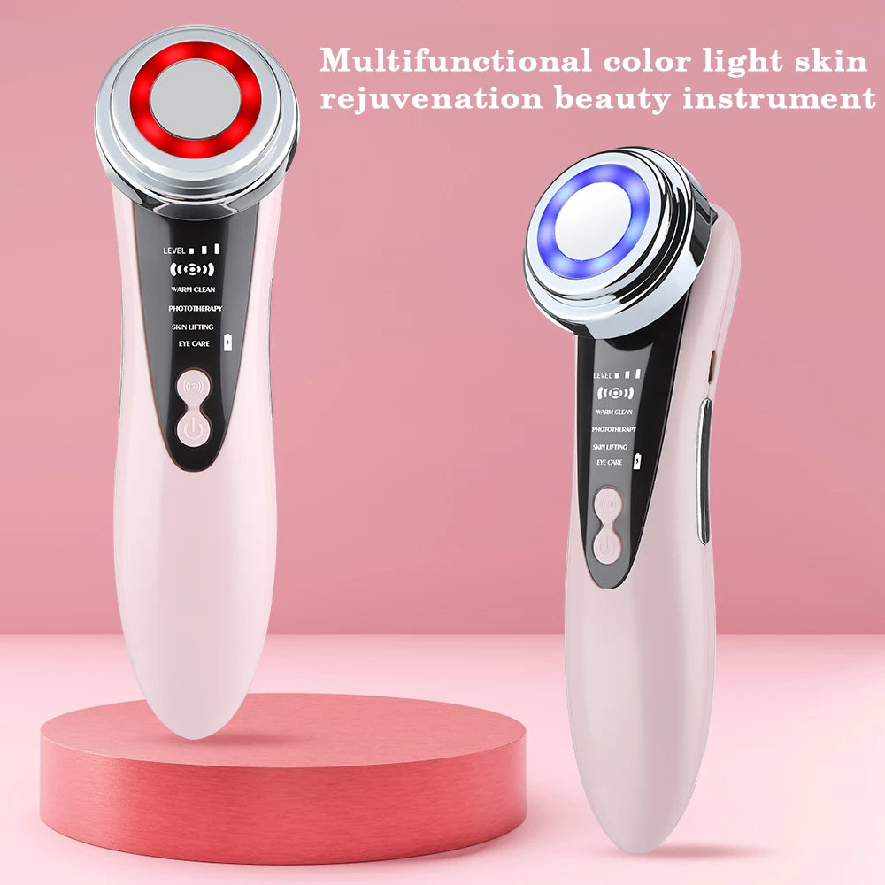 5-in-1 LED Facial Rejuvenation and Lifting Massager
