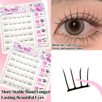 Glue-Free Individual K-Pop Style Lash Extensions