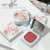 Matte Cream Cheek Blusher Palette for Natural Glow