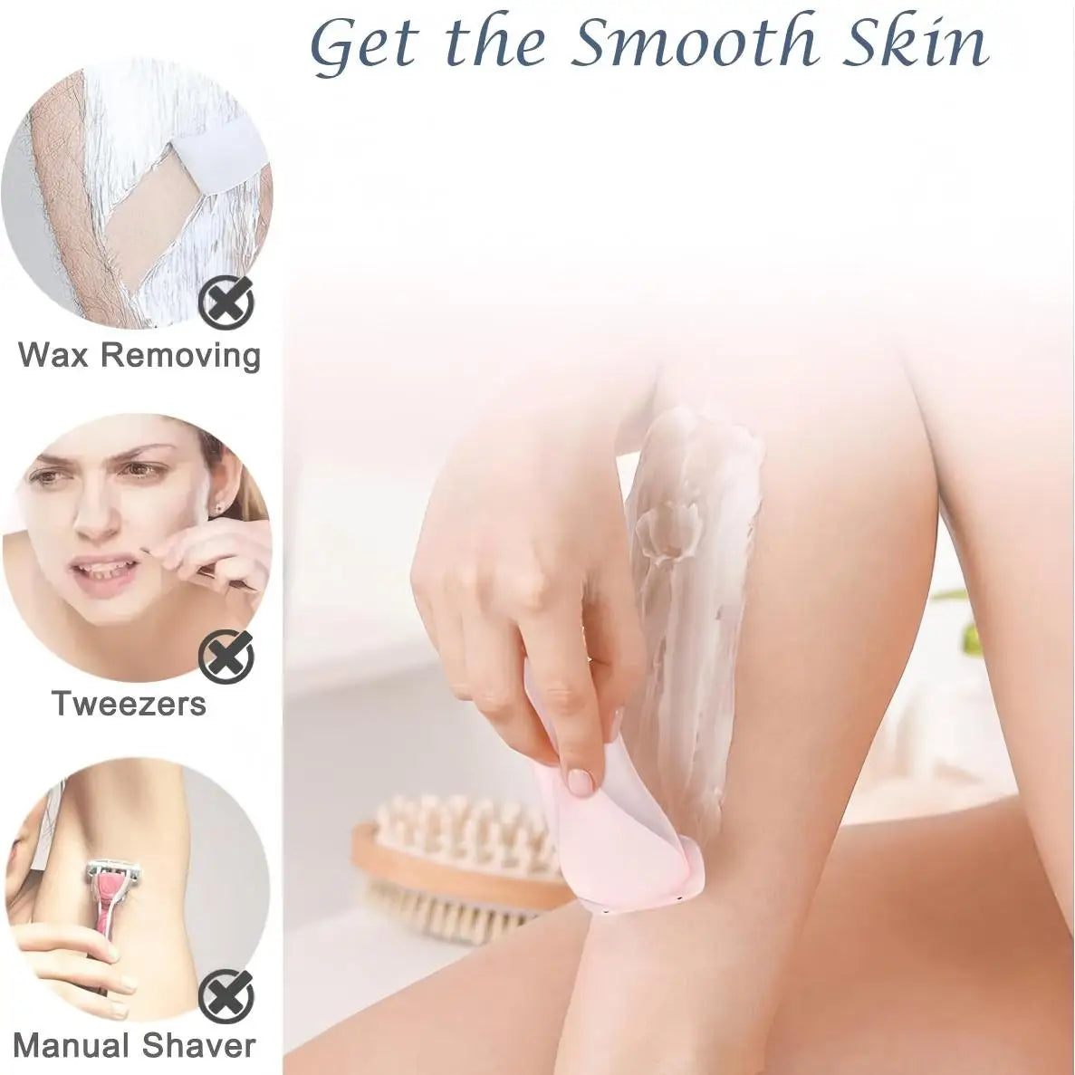 2-in-1 Painless Electric Shaver for Women - 3