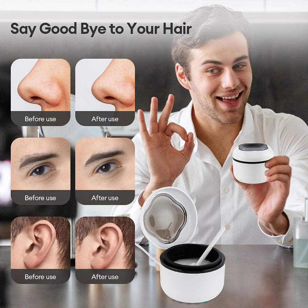 Portable Mini Wax Heater Kit for Painless Hair Removal - 14