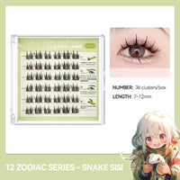No-Glue DIY Segmented False Eyelashes