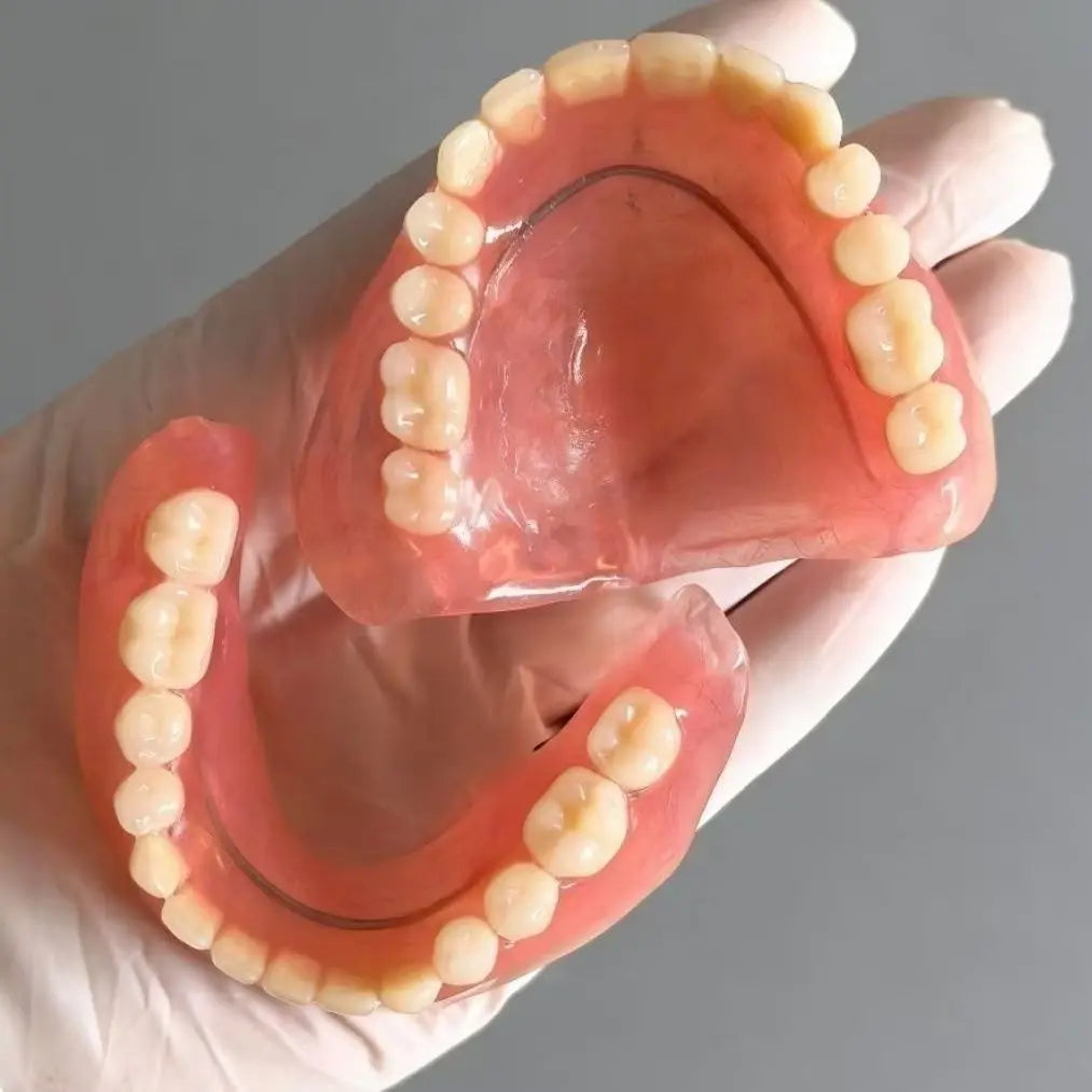 Comfort Fit Silicone Cosmetic Dentures for Natural Smile - 3