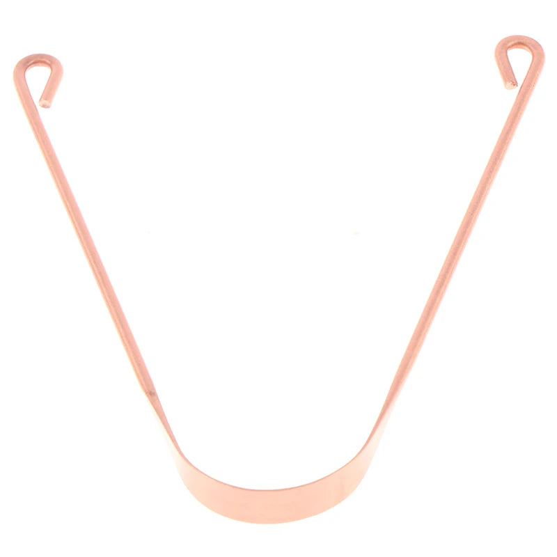 Pure Copper Tongue Scraper for Fresh Breath - 18