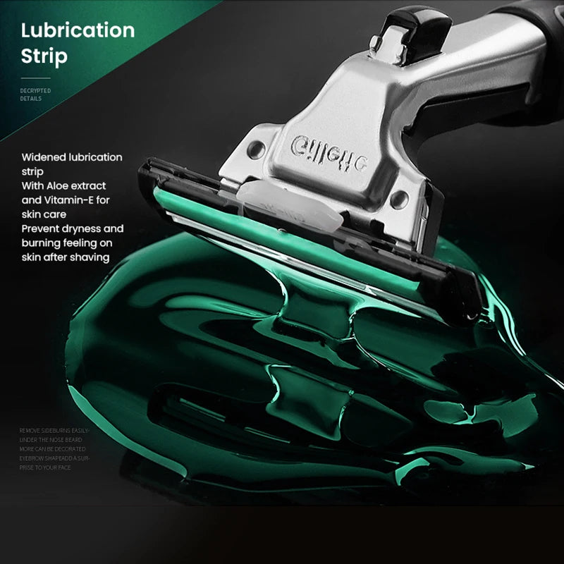 Dual-Blade Men's Precision Shaving Razor Set - 5
