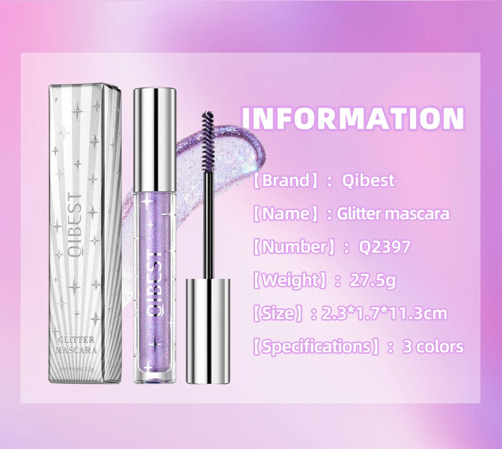 Waterproof Glitter Diamond Mascara for Long Lasting Sparkle - 18