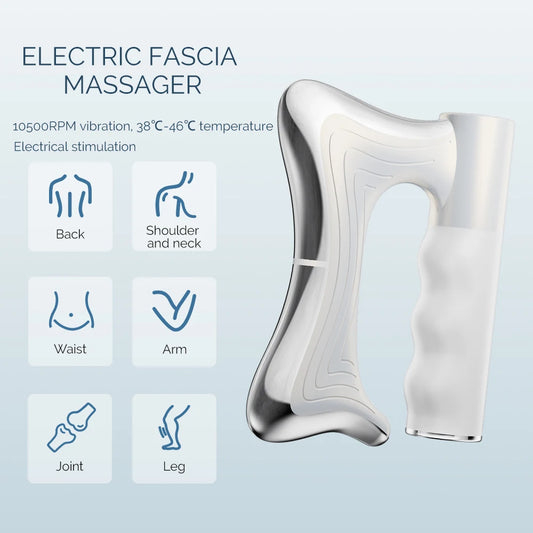 Electric Muscle Scraping & Heated Fascia Massage Tool