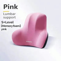 Ergonomic Memory Foam Lumbar Support Pillow for Chair and Car