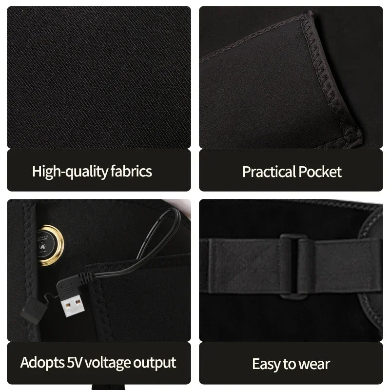 Heated Abdominal Relief Belt for Period Cramps - 11