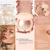 Silken Touch Shimmer Highlighter Powder for Radiant Glow