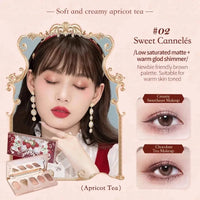 6-Color Swan Ballet Eyeshadow Palette