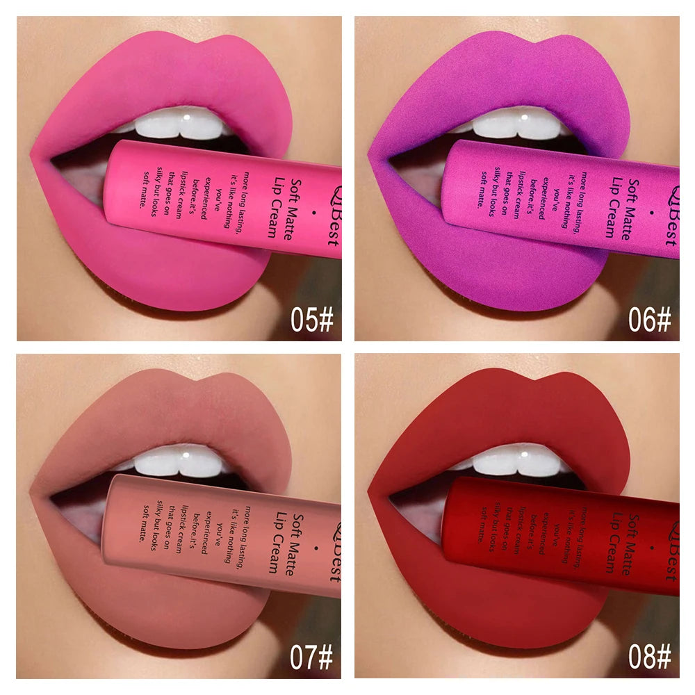 Velvet Matte Long-Lasting Liquid Lipstick - 10