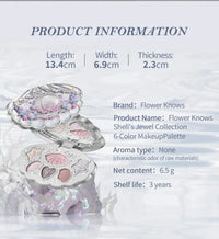 6-Color Shell Themed Eyeshadow Palette