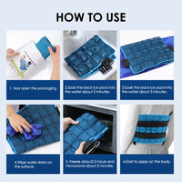 Reusable Hot and Cold Compress Wrap for Muscle Pain Relief