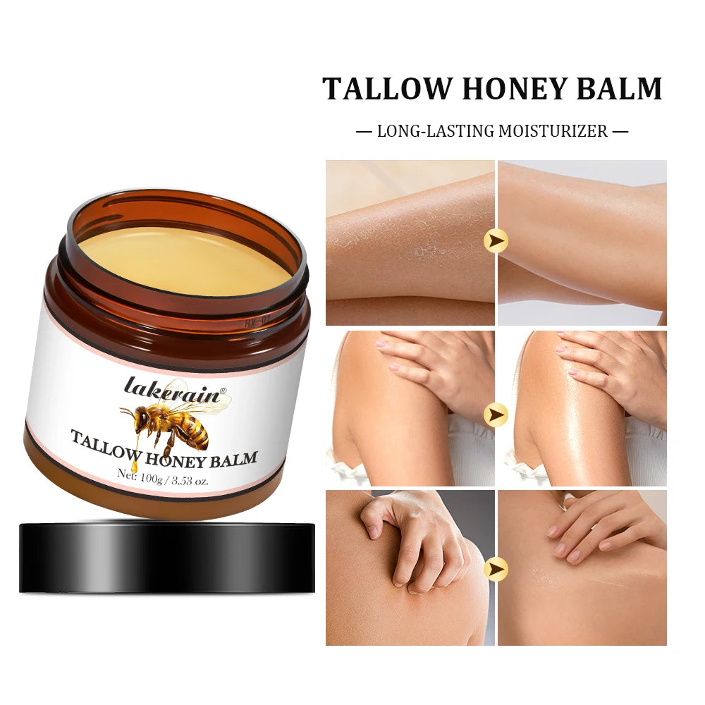 Whipped Beef Tallow and Honey Moisturizing Face and Body Balm - 5
