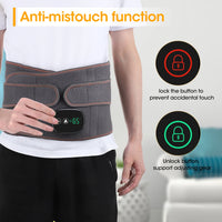 Heated Lumbar Massage Belt for Back Pain Relief
