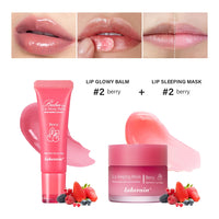 Moisturizing Lip Balm and Sleeping Mask Set for Hydrated Lips