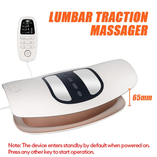 Electric Lumbar Traction Massager for Back Pain Relief