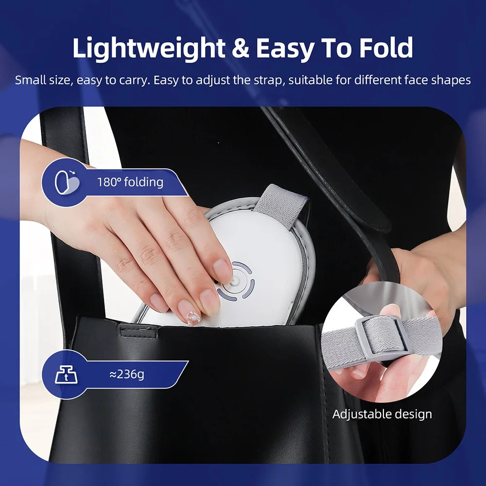 Wireless Heated Eye Massager for Stress and Fatigue Relief - 12