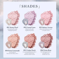 Embossed Matte Finish Natural Cheek Blusher Powder