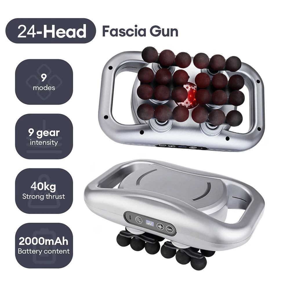 48-Head Deep Tissue Body Massage Gun - 46