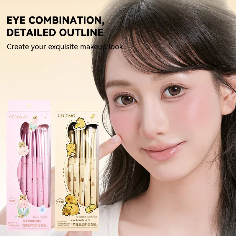 Professional 8-Piece Precision Eye Makeup Brush Set - 2