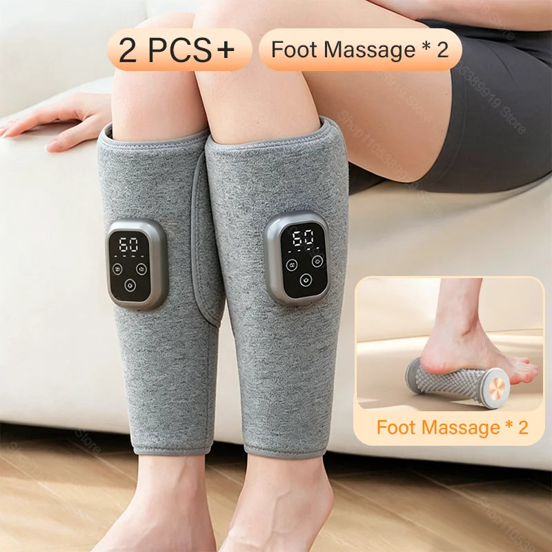 Electric Air Compression Leg Massager with Heat - 27