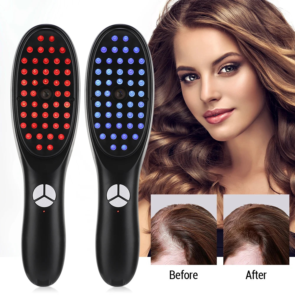 Electric Scalp Massager & Hair Growth Atomizing Brush - 7