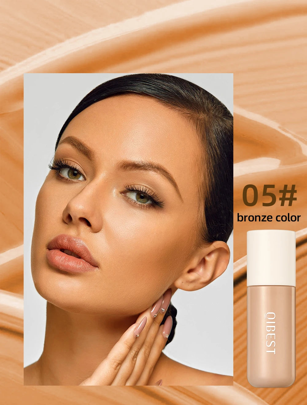 Waterproof Full Coverage Liquid Foundation - 17
