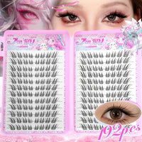 Reusable Glue-Free Cluster Lashes for Natural Daily Look