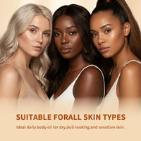 Radiant Glow Nourishing Body Gel Oil for Dry Skin