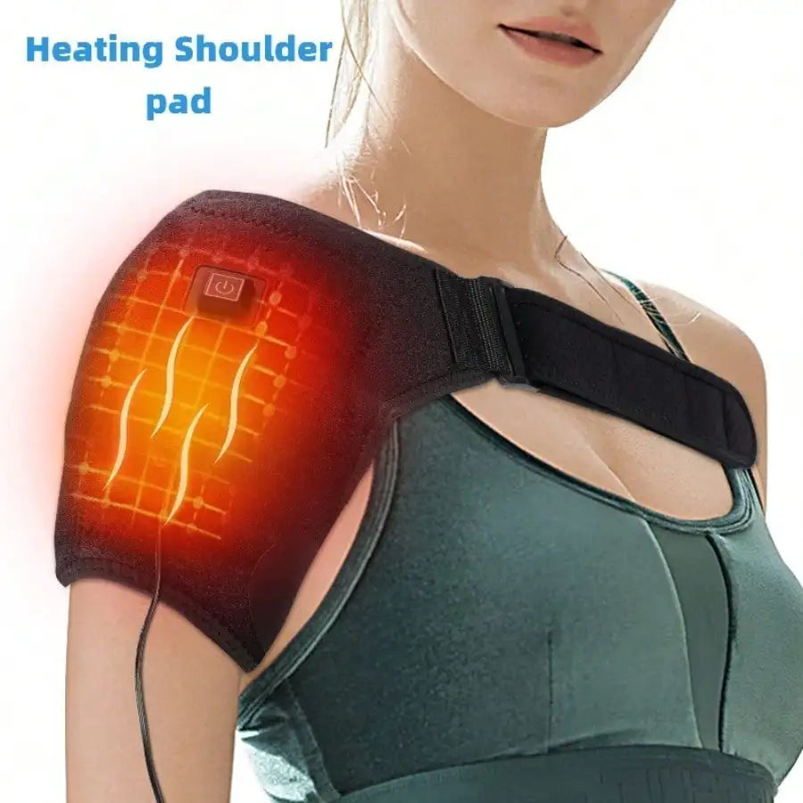 Electric Heated Shoulder Brace for Pain Relief - 1