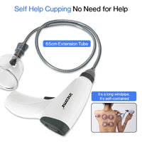 Electric Vacuum Cupping Therapy Set with Extension Tube