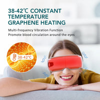 Smart Heated Eye Massager for Fatigue Relief
