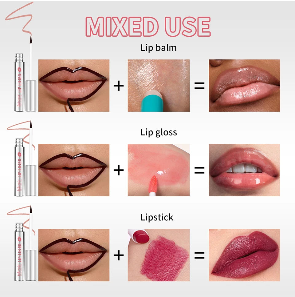 Waterproof Peel-Off Tattoo Lip Liner Stain - 11