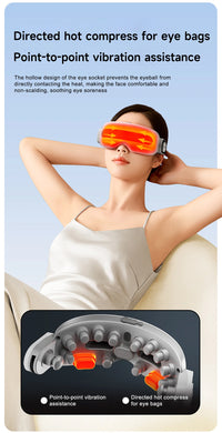 Smart Steam Eye Massager for Fatigue and Dry Eyes
