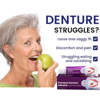 Long-Lasting Denture Adhesive Cream for Secure Fit