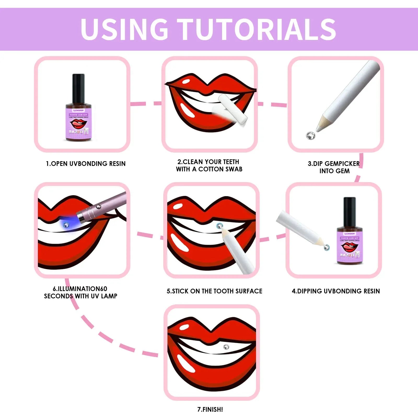 DIY Tooth Gem Kit for Professional Smile Bling at Home - 13