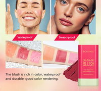 Creamy Multi-Use Tinted Blush Stick for Lips and Cheeks