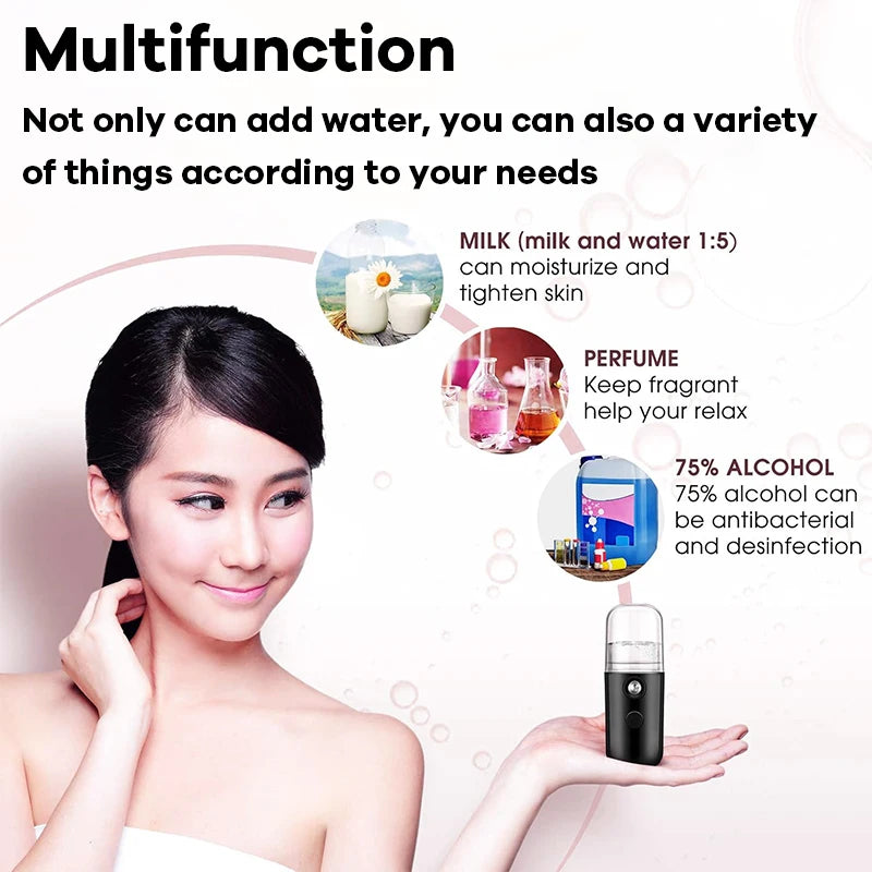 Portable Nano Facial Hydrator Mist Sprayer - 11