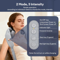 8-Head Deep Tissue Neck and Shoulder Massager