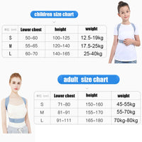 Adjustable Kids Posture Corrector for Spine Support