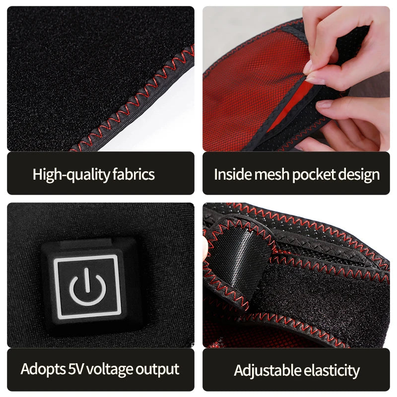 660nm Red Light Heating Neck Brace for Pain Relief - 9