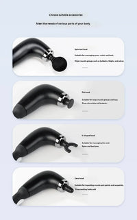Long Handle Rechargeable Deep Tissue Massage Gun