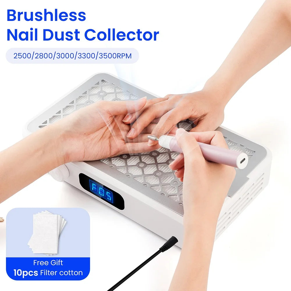 Professional Brushless Nail Dust Collector - 7