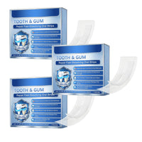 Fast-Dissolving Teeth Whitening and Gum Repair Strips