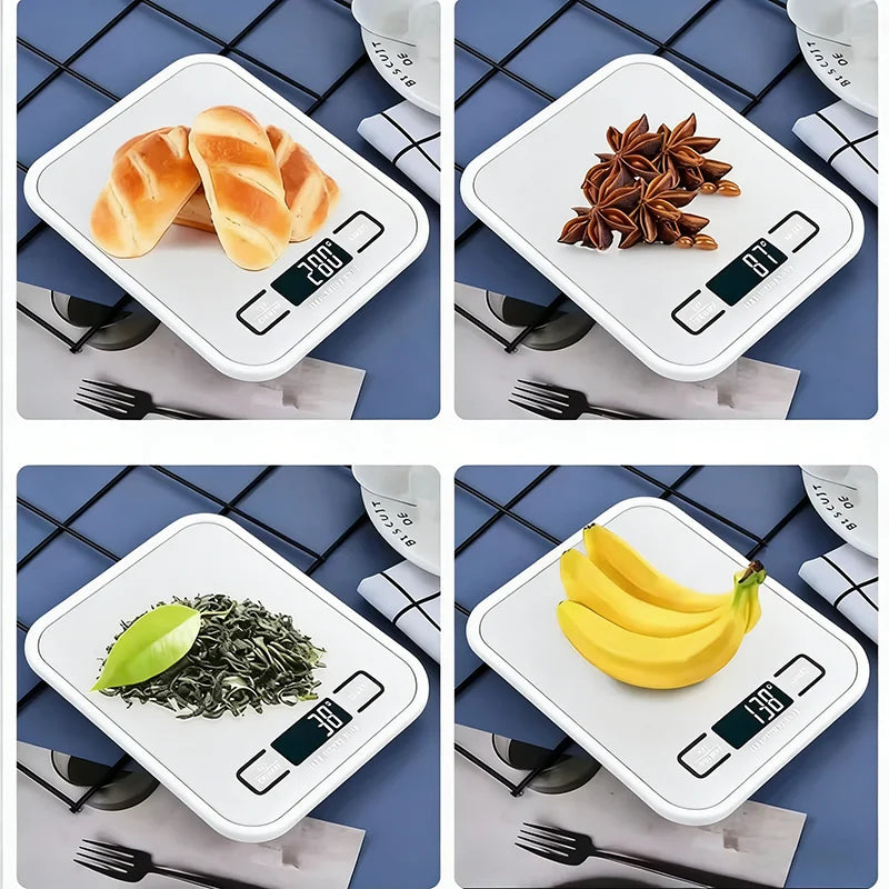 Digital Stainless Steel Kitchen Scale for Baking and Cooking - 12