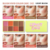 8-Color Cream Blush and Contour Palette