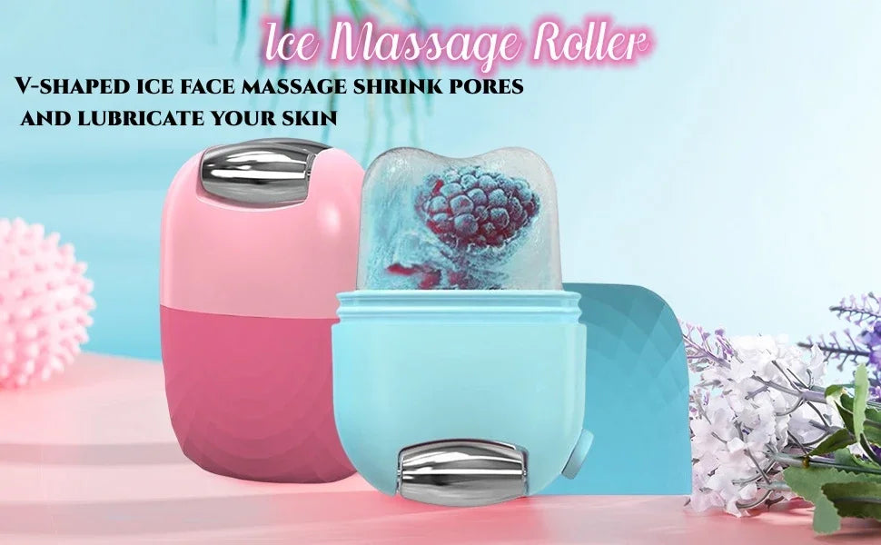 2-in-1 Cooling Ice Facial Roller and Contouring Tool - 9